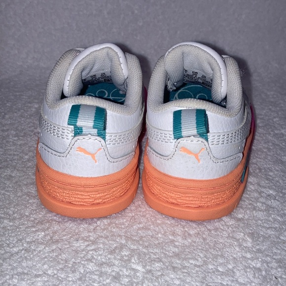 Puma Mayze Daybreak Ac Shoes, Toddler Puma White/Luminous Pink 5c - Picture 5 of 8